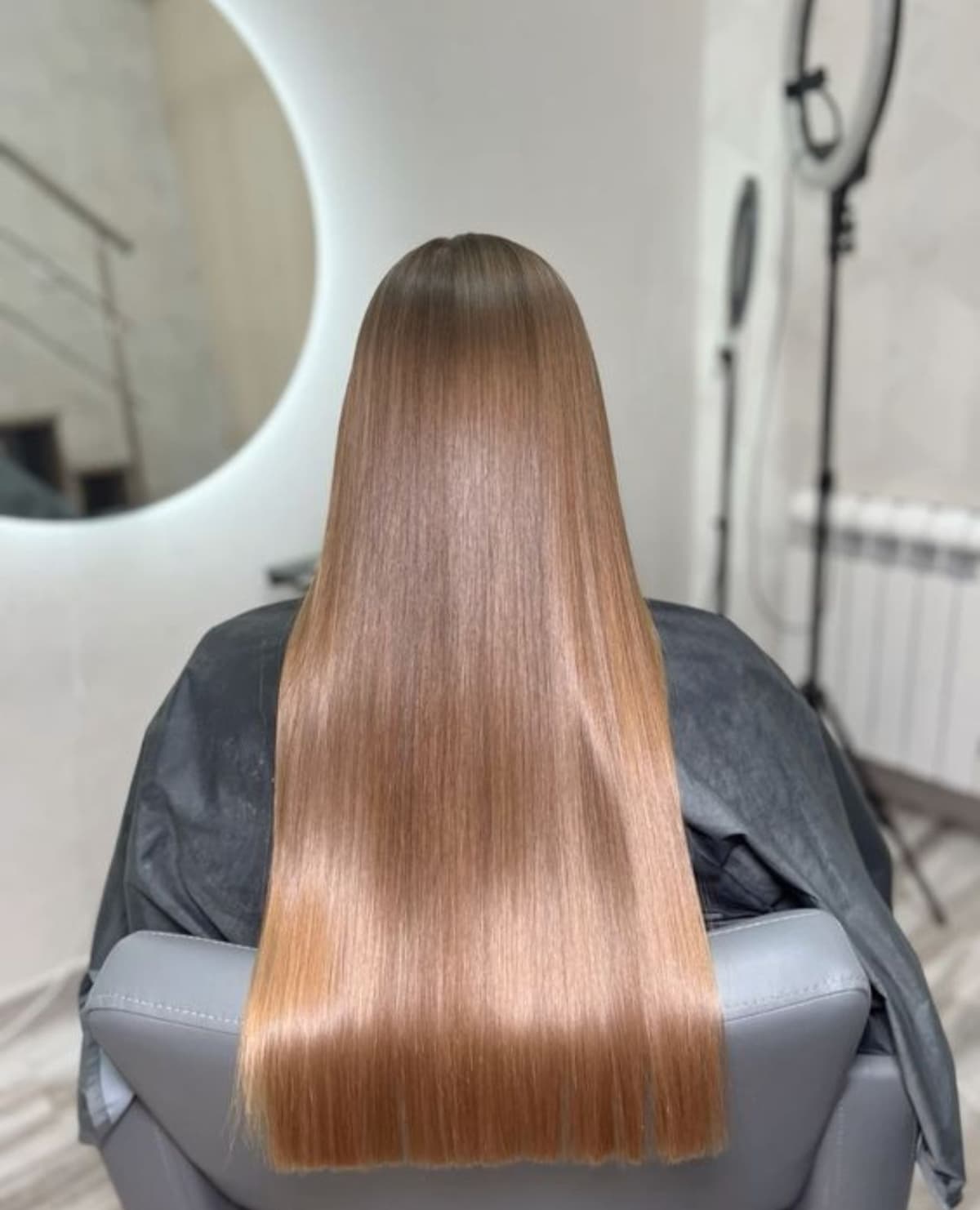 Hair smoothing treatment at Copper Beauty Salon Dubai