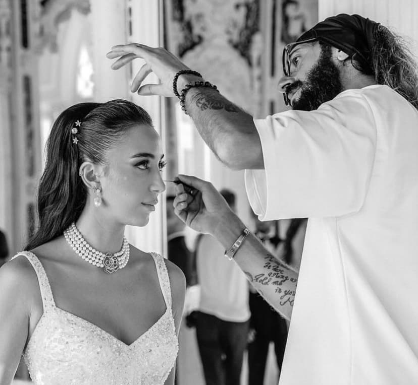 Hair styling by Jack